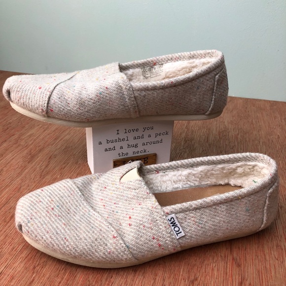 Toms Shoes - TOMS for Women Cream Colored Slip Ons. Size 6.5